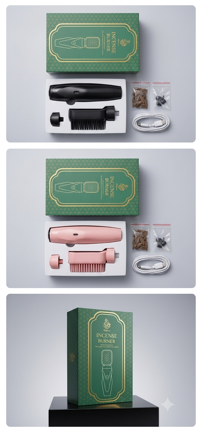 Brosse Dubaï Oud & Senses électrique — Le rituel capillaire signature